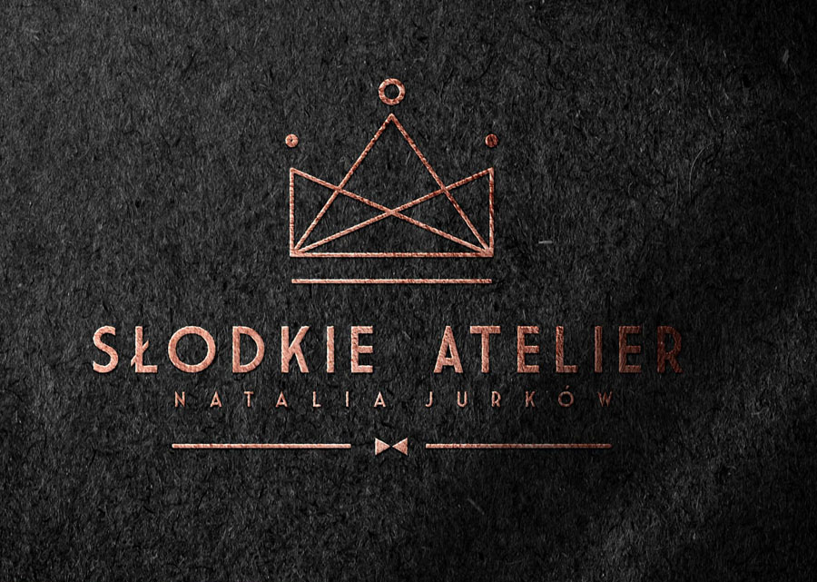 Projekt logo dla Słodkie Atelier